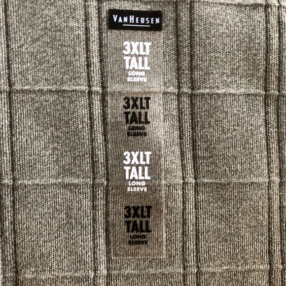 VanHeusen Big & Tall Olive Deep Lichen Jaspe Polo - Size 3XLT - Picture 2 of 10